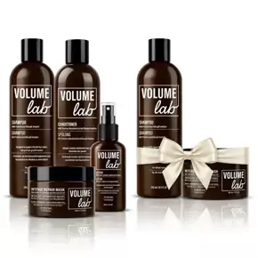 Volume LAB system för förnyelse av hårtillväxt med biotin och koffein för långsamt växande, slitet hår + Det andra setet gratis!