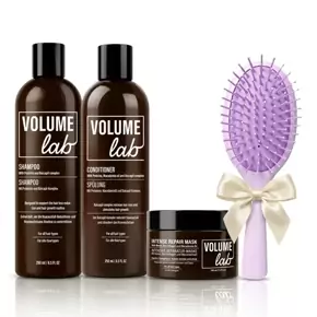 Vårrea! Volume Lab baskit: Schampo och balsam + GÅVA (Hårinpackning + Hårborste)!