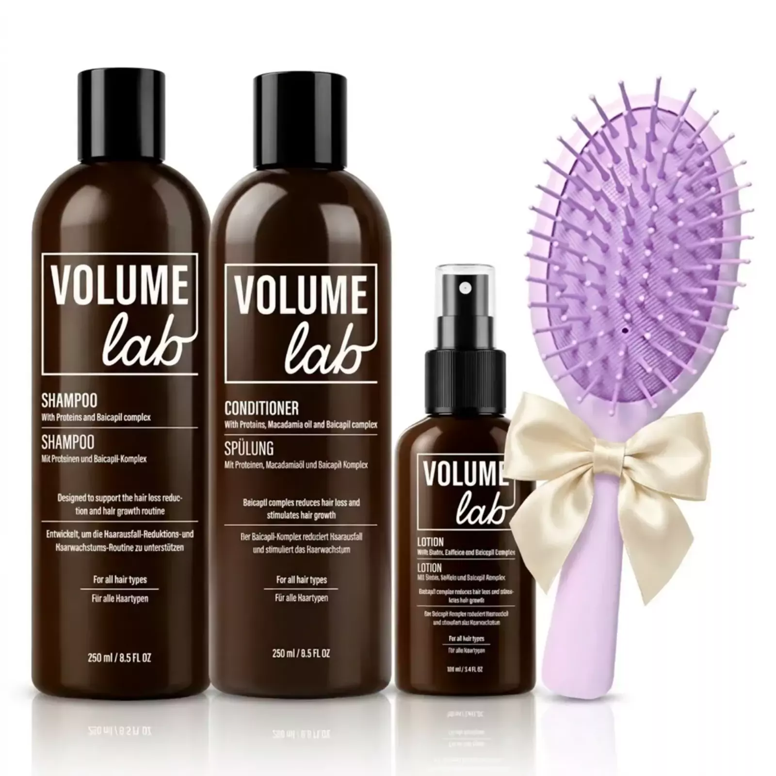 Sommarrea! Volume Lab baspaket: Schampo och Balsam + PRESENT (Lotion + Hårborste)! Sommarrea! Volume Lab baspaket: Schampo och Balsam + PRESENT (Lotion + Hårborste)!