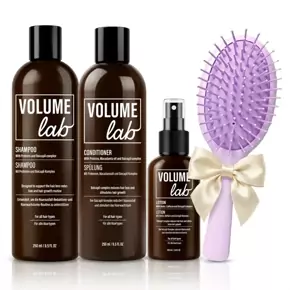 Vårrea! Volume Lab baspaket: Schampo och Balsam + PRESENT (Lotion + Hårborste)!