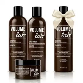 Vårrea! Volume Lab hela uppsättningen: Shampoo, Conditioner, Mask + Shampoo som gåva