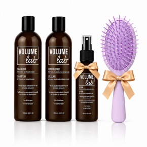 Vårrea! Volume Lab baspaket: Schampo och Balsam + PRESENT (Lotion + Hårborste)!