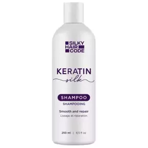 KERATIN SILK schampo, intensivverkande för att reparera skadad hårstruktur