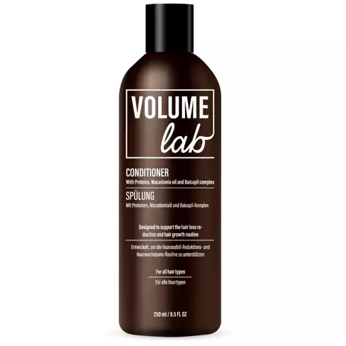 Volume Lab Conditioner stärker håret och skyddar det mot åldrande