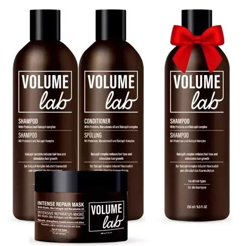 SOMMARREA! Volume Lab hela uppsättningen: Shampoo, Conditioner, Mask + Shampoo som gåva