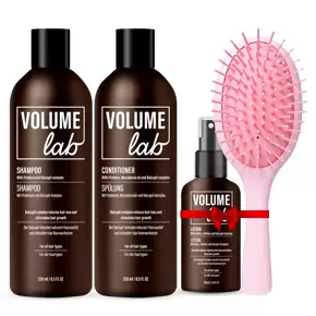 SOMMARREA! Volume Lab baspaket: Schampo och Balsam + PRESENT (Lotion + Hårborste)!