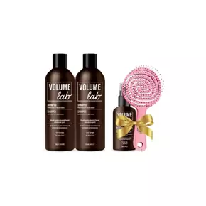 VÅRREA! Volume Lab baspaket: Schampo och Balsam + PRESENT (Lotion + Hårborste)!