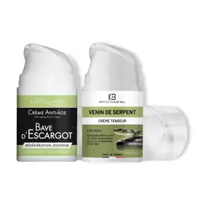 Dag- och nattkräm med snigelsekret och den speciella ingrediensen Syn-Ake® (verkar som botox)