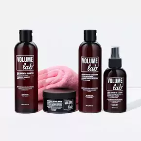 Volume LAB system för förnyelse av hårtillväxt med biotin och koffein för långsamt växande, slitet hår + GÅVA (Hårturban)!