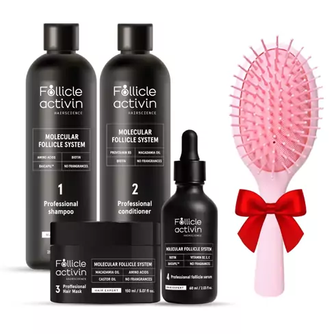 Follicle Activin-set för ny hårväxt och mot håravfall Follicle Activin-set för ny hårväxt och mot håravfall